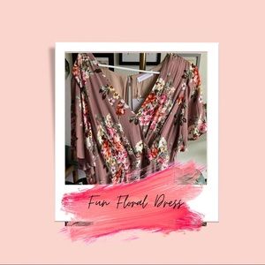 NWT Hi-Low Floral Dress 🌸